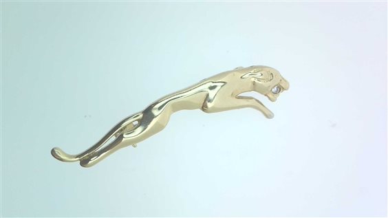 Broche Sommer B&B in Or Diamante 0.01 Ct JAGUAR DIA CT 0.01 H/SI - JAGUAR DIA CT 0.01 H/SI